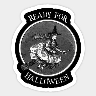 ready for halloween Sticker